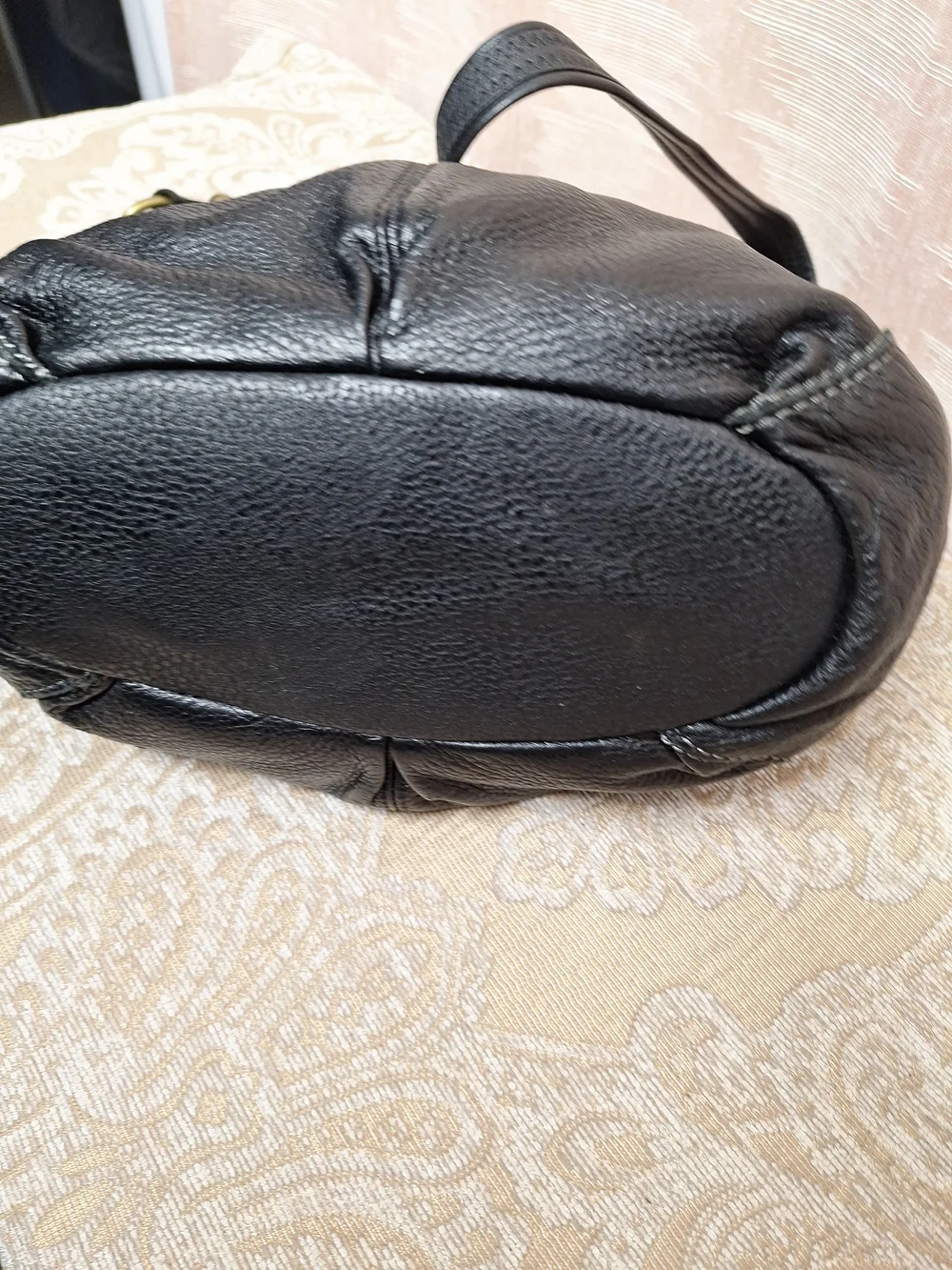 The Sak Black Pebbled Leather Hobo Shoulder Bag